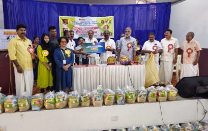 Donation of 150 food kits to elderly of Valapad, Nattika and Thalikulam Grama Panchayaths