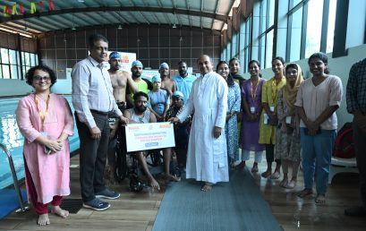 Support for Advanced Swimming Training for 15 Differently Abled Swimmers for State Level Competition in collaboration with Dharsana Service Society