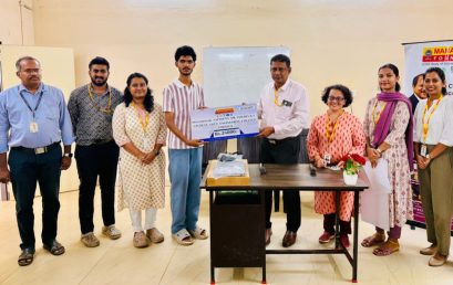 Donation of Laptop to Mr. Vasudev K T, Valapad