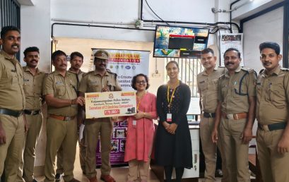 Donation of Two Desktop Computers to Kaipamangalam Police Station