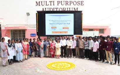 Donation of Digital Video Wall to The Gandhigram Rural Institute Deemed to be University, Dindigul, Tamilnadu