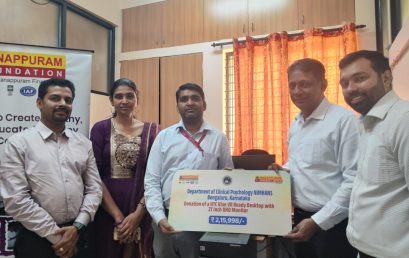 Donation of HTC Vive VR Ready Desktop to NIMHANS, Bengaluru