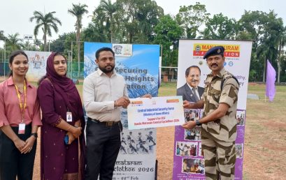 Manappuram Foundation Supports CISF Vande Mataram Coastal Cyclothon–2026