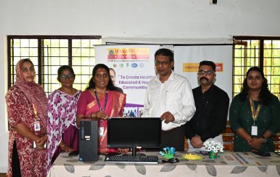 Manappuram Foundation Donates Desktop Computer to College of Applied Science, Nattika