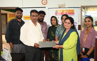 Manappuram Foundation Donates Laptop to ATMA Foundation, Thrissur