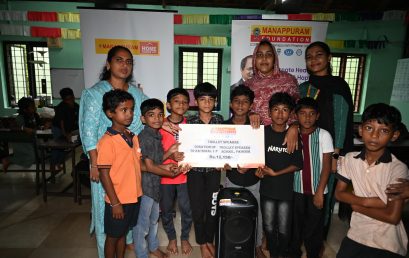 Manappuram Foundation Donates Trolley Speaker to National L.P. School, Painoor