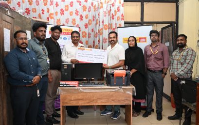 Manappuram Foundation Supports Triprayar Excise Range Office with Digital Equipment