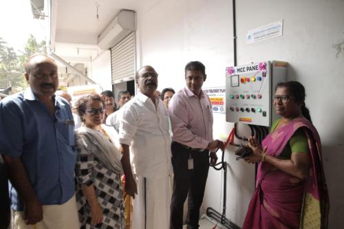 Donated water treatment plant to Peringottukara association of dialysis center