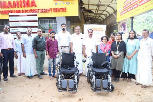 Donation of Electric Wheelchairs to People with Disability