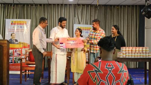 Donation of 160 Menstrual Cups to Govt. Victoria College, Palakkad