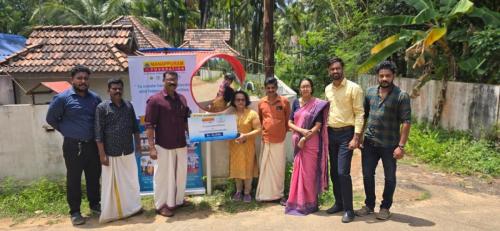 Donation of Five Convex Mirrors to Valapad Grama Panchayath